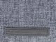 School Double Pencil Writing Supplies Cosmetic Case, Gray