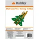 Ruhhy Christmas Cutlery Holders Christmas Tree, 12 pcs