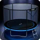 Neo-Sport NS-06Z221 Garden Trampoline with Outer Net and Ladder, 183 cm