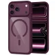 Tech-Protect MagOne CC MagSafe Case + 2-Pack Tempered Glass for iPhone 18 / 17 Pro Max, Dark Cherry