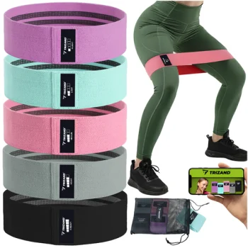 Trizand 25877 Fabric Resistance Band Set (5 pcs)