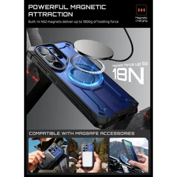Supcase Unicorn Beetle Pro Mag MagSafe Case for Samsung Galaxy S26 Ultra - Navy Blue
