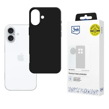 3mk Matt Case Pro for Apple iPhone 16 Plus, Black