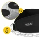 4FIZJO Dip Belt Weight Lifting Belt with Chain 100 cm, Black