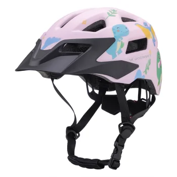 Wozinsky Children's MTB Bike Helmet with Detachable Visor Size S Pink