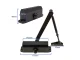 Door Closer for Exterior and Interior Doors up to 68kg Black