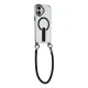 iPhone 17 Case with Stand, Straps (30/120 cm) and MagSafe, Black