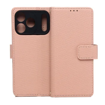 Smart Triangle Wallet Case for iPhone 17 Pro 6.3", Pink