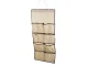 Fabric Wardrobe Organizer for Jewelry and Accessories, 90x45 cm, Beige