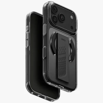 Uniq Heldro Air Magclick Charging Case for iPhone 18 Pro / 17 Pro, Black