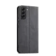 Flip Wallet Case for Samsung Galaxy S23+ Magnet Fancy Case with Stand, Black