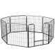 Heavy-Duty Modular Pet Playpen 8 Panels 80x80cm Malatec 23769