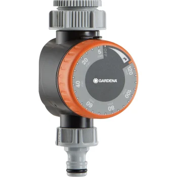 Gardena Manual Tap Water Timer, 5-120 min, Anthracite/Orange