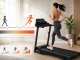 Electric Home Treadmill, Bluetooth, 12 km/h, up to 120 kg, Black
