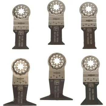 Multitool Saw Blade Set Fein Best of E-Cut Starlock Wood & Metal, 6 Pieces