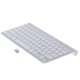 Wireless Bluetooth keyboard for Smart TV, silver