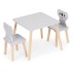Набор детской мебели Ecotoys 6163: стол и 2 стула Коала