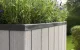 Flower Pot KETER Sequoia Duotech Medium, 88L, Gray