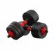 4Fizjo 315 Regulējamas bituma hanteles 2 x 20 kg, melnas/sarkanas