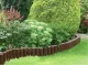 Decorative Garden Border Fencing 150x270 mm, 8 pcs (2.2 m), Brown