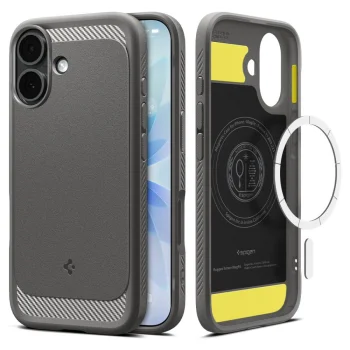Spigen Rugged Armor Mag MagSafe Phone Case Cover iPhone 17 - Gray