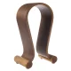 Maclean MC-815W Wooden Headphone Stand, Walnut
