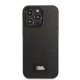Karl Lagerfeld iPhone 13 Pro / 13 Case Saffiano Plaque Black