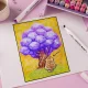 Double-sided Marker Pens Arrtx Alp, 24 Colours, Purple Shades