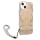 Guess Flower Strap Collection Case for iPhone 13 mini - Gold