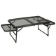 LUARO KX3186_1 Folding Camping Table, 87x40x27 cm, Black