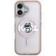 Karl Lagerfeld IML Choupette Sketch Logo MagSafe Case for iPhone 17, Pink