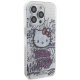 Hello Kitty iPhone 15 Pro Case IML Kitty On Bricks Graffiti, White