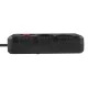 Maclean MCE393 B Power Strip, 4 Outlets, 3xUSB, 2500W, 3m, Black