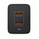 Spigen Essential EE472EU 2-port USC-C 47W wall charger - black