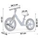 Nukido Light Flee Kids Balance Bike, 12-inch