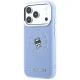 Karl Lagerfeld Case for iPhone 18 Pro Max / 17 Pro Max, Point & Choupette Sketch MagSafe, Blue
