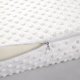 Ergonomic Contour Memory Foam Pillow for Side and Back Sleepers, White