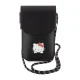 Hello Kitty Leather Daydreaming Cord Phone Bag - Black