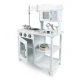 Ricokids 7835 Wooden Play Kitchen for Kids with Accessories, White