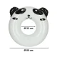 Inflatable swimming ring for kids, panda design, 80 cm, max 60 kg