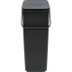 Brabantia Sort & Go Waste Bin 40L, Dark Grey