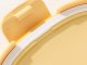 Heat-Resistant Glass Food Container Set with Thermal Bag, 2 Pcs, Yellow
