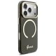 Guess IML Glitters Script Strap MagSafe Phone Case Cover iPhone 17 Pro - Black