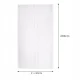 2-Part Door Mosquito Net 120x200cm White