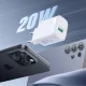 USB Wall Charger Joyroom JR-TF4 18W with USB-C Cable White