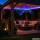 Waterproof Colorful Solar LED Strip Light with Remote 5m