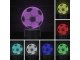 3D LED night light football ball with remote, 16 colors