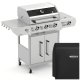 Kaminer Varen 4.0 Gas Grill 3+1 13.5kW, Silver