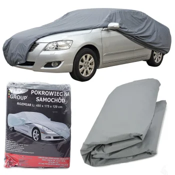 Waterproof Car Cover L, Gray 480x175x120cm