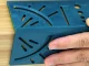 Japanese 3D Carpenter Square, Blue